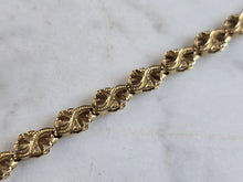 Load image into Gallery viewer, Womens Vintage Estate 14K Gold Filigree Heart Bracelet 6.0g E6595