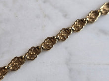 Load image into Gallery viewer, Womens Vintage Estate 14K Gold Filigree Heart Bracelet 6.0g E6595