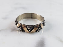 Load image into Gallery viewer, Womens Vintage Estate Sterling Silver Modernist Ring 2.5g E6596