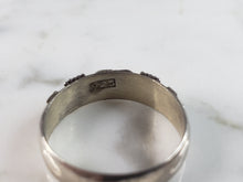 Load image into Gallery viewer, Womens Vintage Estate Sterling Silver Modernist Ring 2.5g E6596