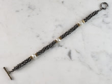 Load image into Gallery viewer, Womens Vintage Estate Sterling Silver Modernist Bracelet 23.4g #E6599