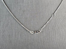 Load image into Gallery viewer, Womens Vintage Estate Sterling Silver Onyx Cross Pendant Necklace 5.0g E6601