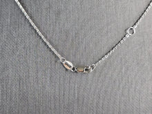 Load image into Gallery viewer, Womens Vintage Sterling Silver Enamel Sapphire Cross Pendant Necklace 2.8g E6603