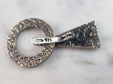 Load image into Gallery viewer, Womens Vintage Estate Sterling Silver Modernist Earrings 10.0g E6607