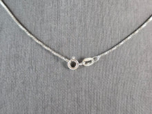 Load image into Gallery viewer, Womens Vintage Estate Sterling Silver CZ Pendant w/ Necklace 5.5g E6610