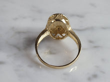Load image into Gallery viewer, Womens Vintage 14k Gold Egyptian King Tut Pharaoh Ring 3.6g E6611