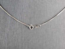 Load image into Gallery viewer, Womens Sterling Silver Heart &amp; Key Amethyst Pendant Necklace 4.0g E6615