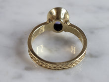 Load image into Gallery viewer, Womens Vintage Estate 14K Yellow Gold Tanzanite Ring 4.3g E6637