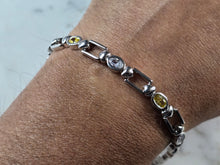 Load image into Gallery viewer, Womens Estate Sterling Silver Modernist Bracelet 18.0g #E6646