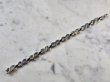 Load image into Gallery viewer, Womens Estate Sterling Silver Modernist Sapphire Bracelet 16.3g #E6647