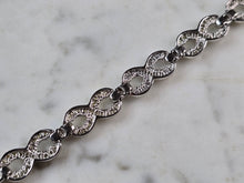 Load image into Gallery viewer, Womens Estate Sterling Silver Modernist Sapphire Bracelet 16.3g #E6647
