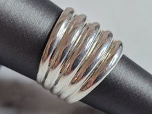 Load image into Gallery viewer, Womens Vintage Estate Sterling Silver Modernist Ring 8.4g E6653