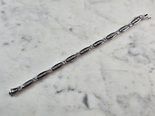 Load image into Gallery viewer, Womens Sterling Silver CZ Tennis Bracelet 14.2g E6659