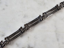 Load image into Gallery viewer, Womens Sterling Silver CZ Modernist Tennis Bracelet 32.9g E6671