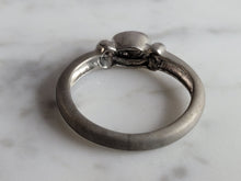 Load image into Gallery viewer, Womens Estate Sterling Silver Modernist CZ Ring 4.2g E6673
