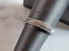 Load image into Gallery viewer, Womens Estate Sterling Silver CZ Ring 2.3g E6691