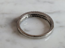 Load image into Gallery viewer, Womens Estate Sterling Silver CZ Ring 2.3g E6691