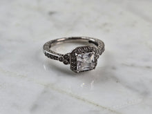 Load image into Gallery viewer, Womens Vintage Estate Sterling Silver CZ Ring 3.8g E6699