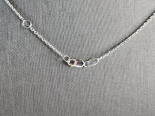 Load image into Gallery viewer, Vintage Estate Sterling Silver Religious Cross Pendant Necklace 6.7g E6709