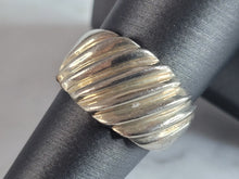Load image into Gallery viewer, Womens Vintage Estate Sterling Silver Modernist Ring, 7.9g E6710