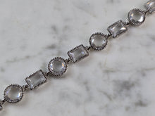 Load image into Gallery viewer, Womens Vintage Estate Sterling Silver Modernist Bracelet 12.4g #E6723