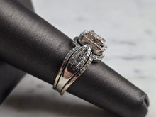 Load image into Gallery viewer, Womens Vintage Estate 10K White Gold Diamond Ring 7.1g, E6726