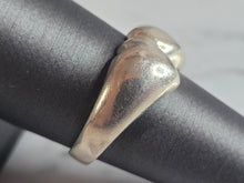 Load image into Gallery viewer, Womens Vintage Estate Sterling Silver Double Heart Ring 4.9g E6728