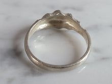 Load image into Gallery viewer, Womens Vintage Estate Sterling Silver Modernist Ring 2.1g E6729