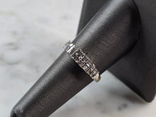 Load image into Gallery viewer, Womens Vintage Estate 10K White Gold Diamond Ring 2.7g E6730