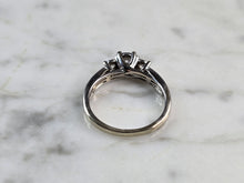 Load image into Gallery viewer, Womens Vintage Estate 10K White Gold Diamond Ring 2.5g E6731