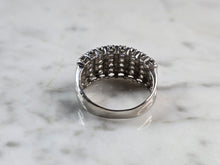Load image into Gallery viewer, Womens Vintage Estate Platinum Diamond Ring, 5.5g E6741