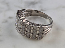 Load image into Gallery viewer, Womens Vintage Estate Platinum Diamond Ring, 5.5g E6741