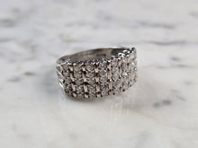 Load image into Gallery viewer, Womens Vintage Estate Platinum Diamond Ring, 5.5g E6741