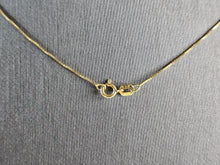 Load image into Gallery viewer, Womens Vintage Estate 14K Yellow Gold Hinged Diamond Pendant Necklace 1.7g E6743