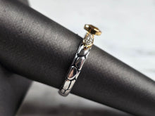 Load image into Gallery viewer, Womens Estate Sterling Silver Modernist Citrine Colored Ring 3.3g E6756
