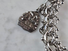 Load image into Gallery viewer, Womens Vintage Estate Sterling Silver Charm Bracelet 57.6g E6767