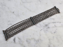 Load image into Gallery viewer, Womens Vintage Estate Coin Silver ? Turquoise Southwestern Bracelet 28.2g E6770
