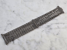 Load image into Gallery viewer, Womens Vintage Estate Coin Silver ? Turquoise Southwestern Bracelet 28.2g E6770