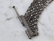 Load image into Gallery viewer, Womens Vintage Estate Coin Silver ? Turquoise Southwestern Bracelet 28.2g E6770