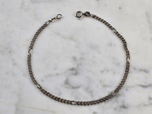 Load image into Gallery viewer, Womens Vintage Estate Sterling Silver Modernist Anklet Bracelet 3.7g E6771