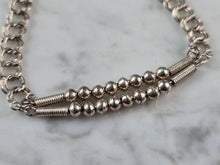Load image into Gallery viewer, Womens Vintage Estate Sterling Silver Modernist Bracelet 7.3g E6772