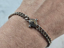 Load image into Gallery viewer, Womens Vintage Estate Sterling Silver Modernist Bracelet 11.0g E6776