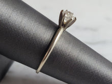 Load image into Gallery viewer, Womens Vintage Estate 14k White Gold Diamond Engagement Ring 1.8g #E6778