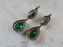 Load image into Gallery viewer, Womens Vintage Estate Sterling Silver Modernist Earrings 10.3g E6781