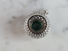 Load image into Gallery viewer, Womens Estate Sterling Silver Modernist CZ Pendant 4.2g E6782