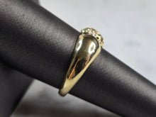 Load image into Gallery viewer, Womens 10K Yellow Gold Modernist Filigree Ring 1.2g E6796