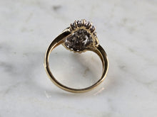 Load image into Gallery viewer, Womens Vintage Estate 10k Yellow Gold Diamond Ring 2.7g E6819