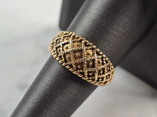 Load image into Gallery viewer, Womens Vintage Estate 10K Yellow Gold Modernist Ring 4.0g E6820