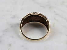 Load image into Gallery viewer, Womens Vintage Estate 10K Yellow Gold Modernist Ring 4.0g E6820