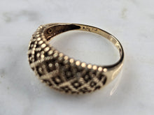 Load image into Gallery viewer, Womens Vintage Estate 10K Yellow Gold Modernist Ring 4.0g E6820